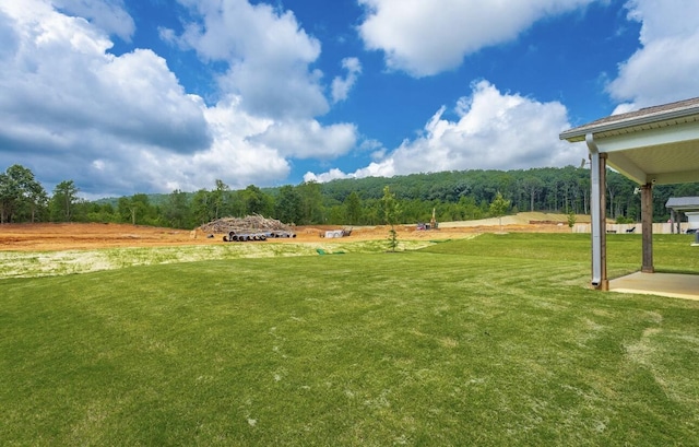 3309 Grassy Fields Ln, Apison, TN 37302 - view of grassy yard with a forest view and a view of countryside