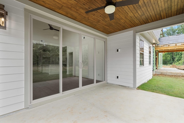 1399 Little Sorrel Rd Unit 30, Hixson, TN 37343 - view of patio featuring ceiling fan