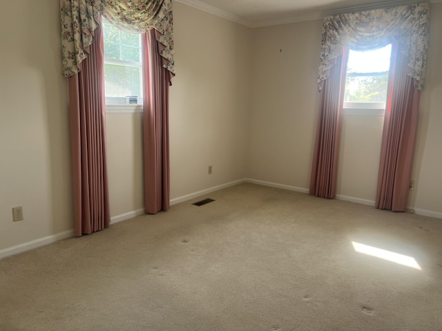 19 Hickory Ln, Fort Oglethorpe, GA 30742 - carpeted empty room with ornamental molding and baseboards