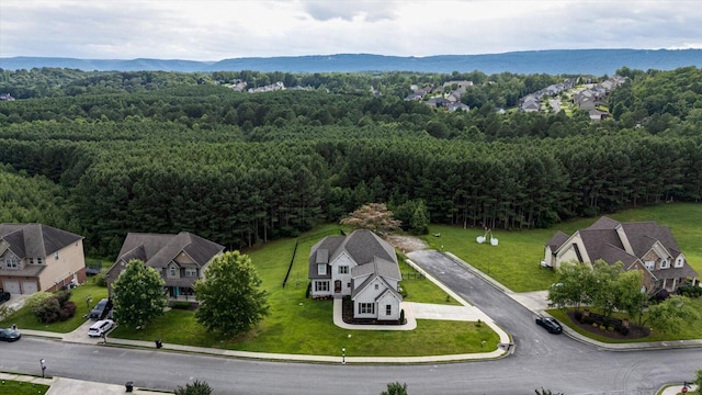 12951 Blakeslee Dr, Soddy Daisy, TN 37379 - aerial perspective of suburban area with a forest