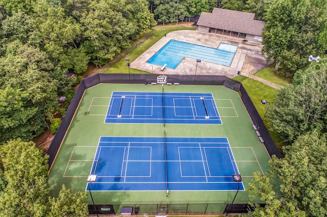 507 Big Stump Mountain Trl, Jasper, GA 30143 - aerial view of a pool area