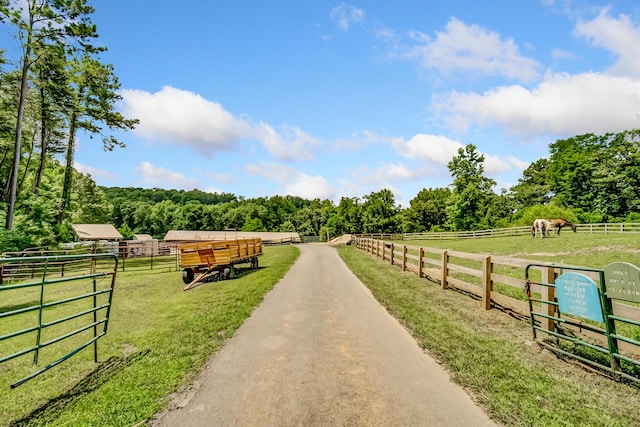 507 Big Stump Mountain Trl, Jasper, GA 30143 - view of asphalt road featuring a rural view and an exterior structure
