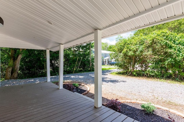 409 Hall St, Lafayette, GA 30728 - wooden terrace with a patio