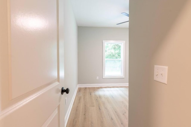 409 Hall St, Lafayette, GA 30728 - hall with light wood-style flooring and baseboards