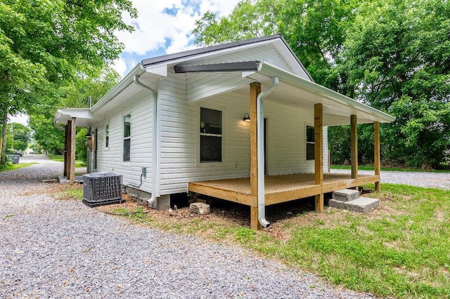 409 Hall St, Lafayette, GA 30728 - view of home's exterior featuring a cooling unit