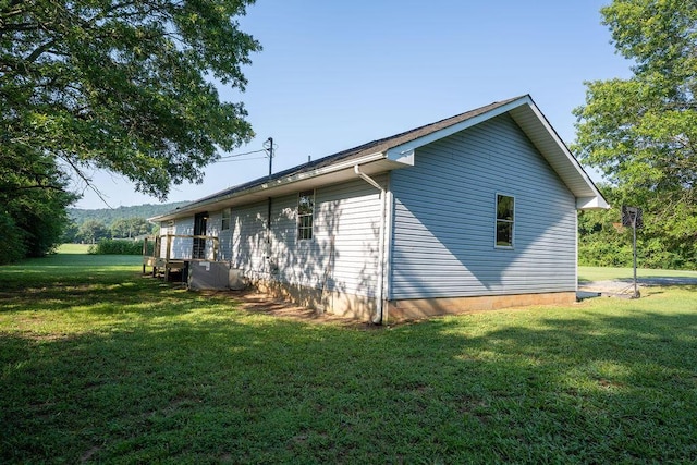 316 Old Hales Gap Rd, Trenton, GA 30752 - view of home's exterior featuring a yard and a central air condition unit