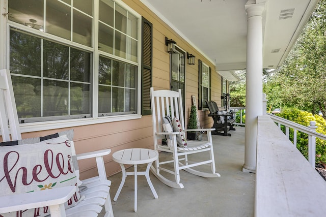 176 Ola Dr, Cohutta, GA 30710 - view of porch