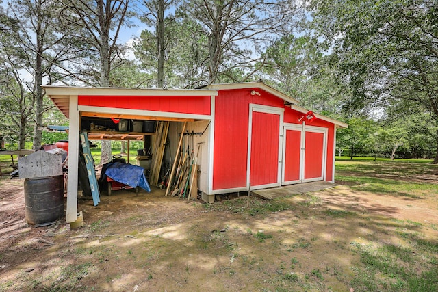 176 Ola Dr, Cohutta, GA 30710 - view of outbuilding featuring view of scattered trees