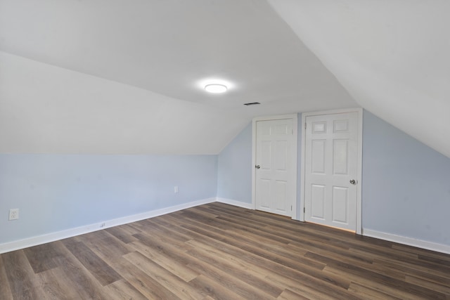 3018 14th Ave, Chattanooga, TN 37407 - bonus room with dark wood-style floors and lofted ceiling