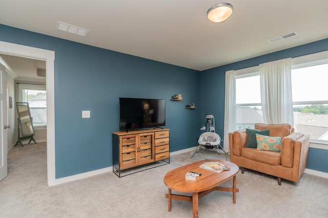3328 Prairie Range Ln, Apison, TN 37302 - living area with light carpet and plenty of natural light
