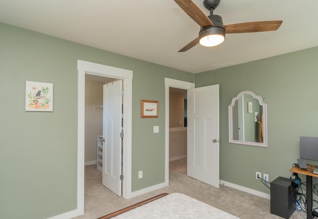 3328 Prairie Range Ln, Apison, TN 37302 - carpeted bedroom featuring baseboards and ceiling fan