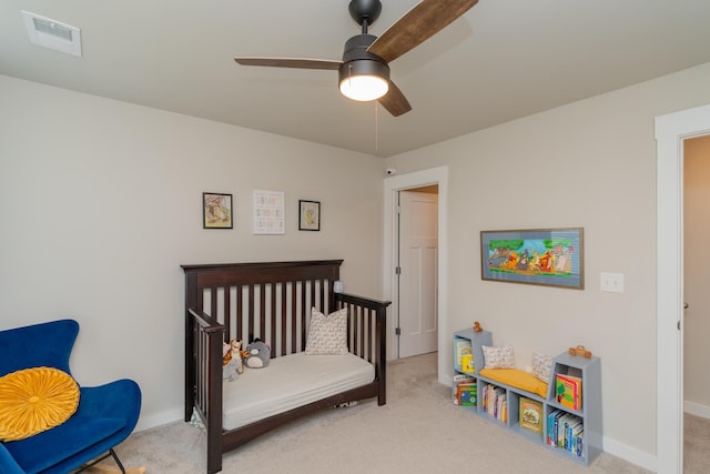 3328 Prairie Range Ln, Apison, TN 37302 - carpeted bedroom featuring a ceiling fan and baseboards