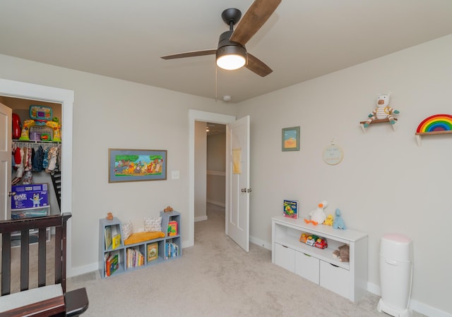 3328 Prairie Range Ln, Apison, TN 37302 - bedroom with carpet and a ceiling fan