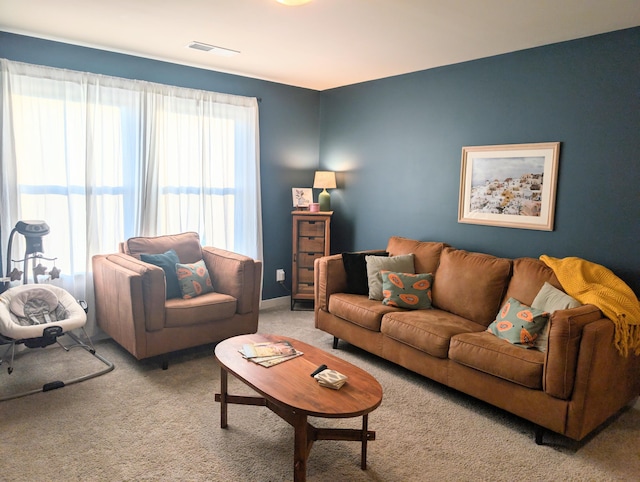 3328 Prairie Range Ln, Apison, TN 37302 - living room featuring light colored carpet