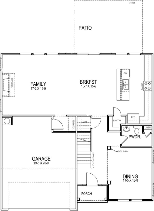 3328 Prairie Range Ln, Apison, TN 37302 - view of floor plan / room layout