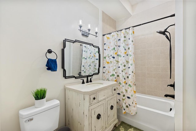 7596 Grasshopper Rd, Georgetown, TN 37336 - bathroom featuring vanity and shower / bath combination with curtain