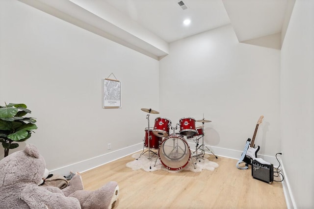 7596 Grasshopper Rd, Georgetown, TN 37336 - recreation room featuring wood finished floors