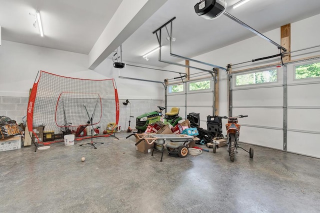 7596 Grasshopper Rd, Georgetown, TN 37336 - garage featuring a garage door opener