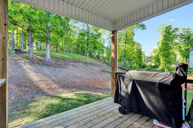 7596 Grasshopper Rd, Georgetown, TN 37336 - deck featuring grilling area