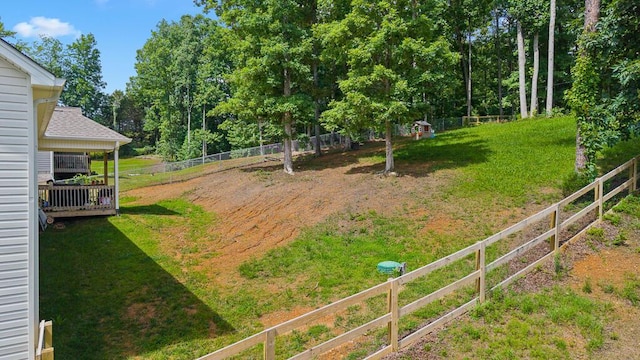 7596 Grasshopper Rd, Georgetown, TN 37336 - view of fenced yard