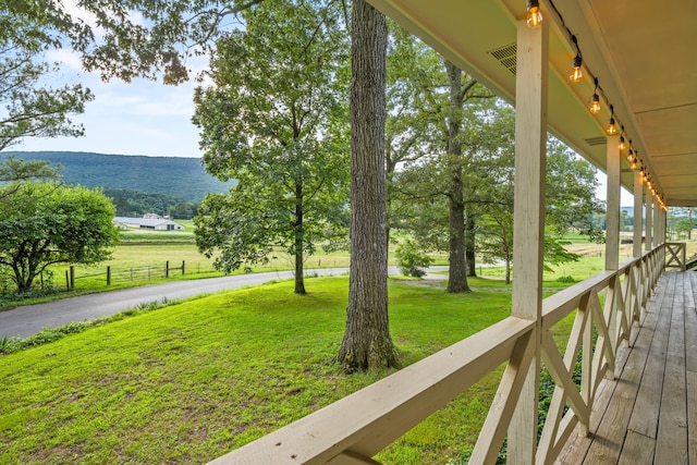 684 Mcconnell Xing, Lafayette, GA 30728 - deck with a lawn