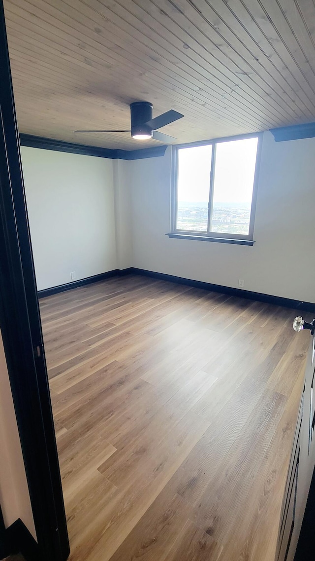 1131 Stringers Ridge Rd Unit 12H, Chattanooga, TN 37405 - spare room featuring wood ceiling and light wood finished floors