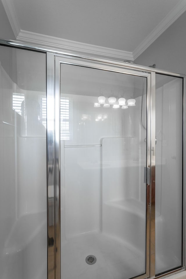 802 Applebrook Dr Unit 802, Rossville, GA 30741 - full bathroom with ornamental molding and a stall shower