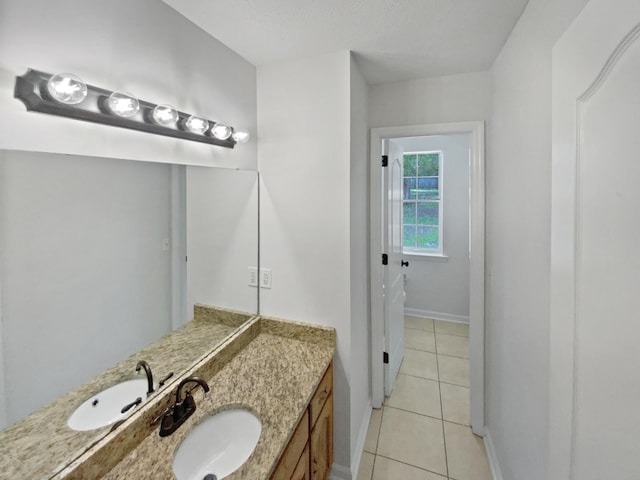 7110 Ridgestone Dr, Ooltewah, TN 37363 - bathroom featuring tile patterned flooring and vanity
