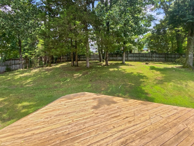 7110 Ridgestone Dr, Ooltewah, TN 37363 - deck with a fenced backyard