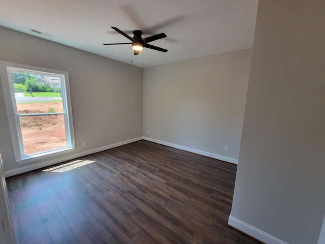 202 Cheshire Crossing Dr, Rock Spring, GA 30739 - unfurnished room featuring dark wood-style floors and a ceiling fan