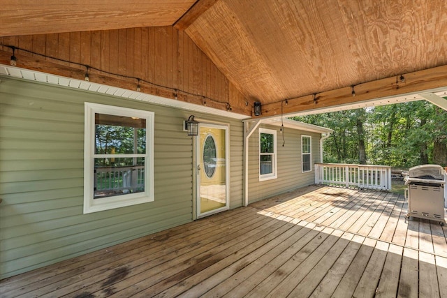 100 Anderson Ridge Rd, Jasper, TN 37347 - wooden terrace with a grill