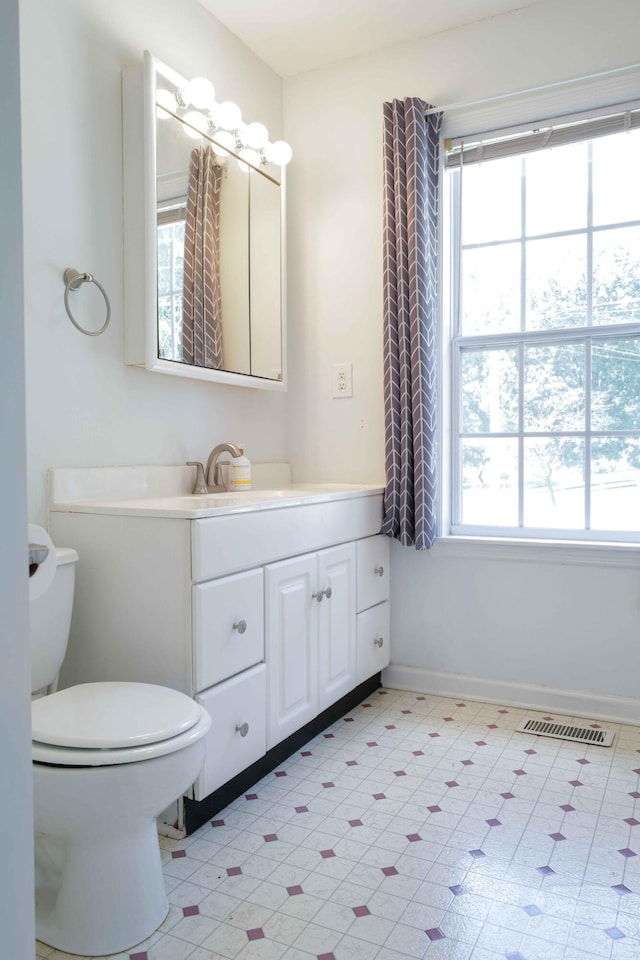 732 Salem Rd, Rossville, GA 30741 - bathroom featuring vanity and tile patterned floors