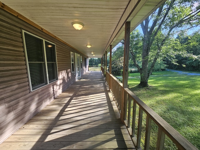 770 Jack Smith Rd Unit 15, Dunlap, TN 37327 - wooden terrace featuring a yard