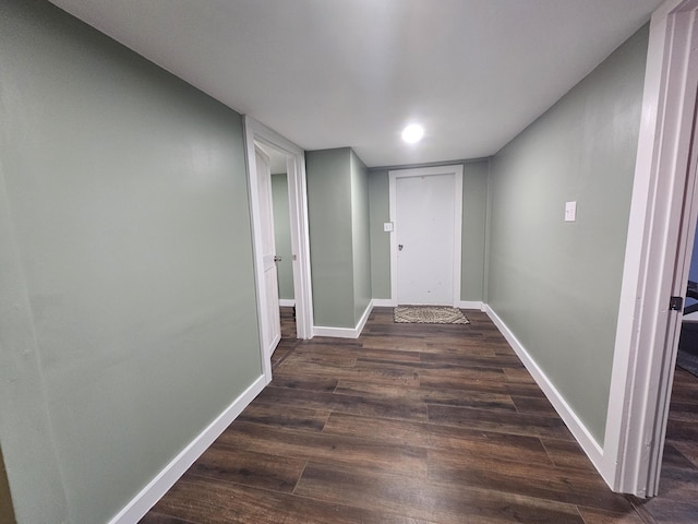770 Jack Smith Rd Unit 15, Dunlap, TN 37327 - hall with dark wood-type flooring and baseboards