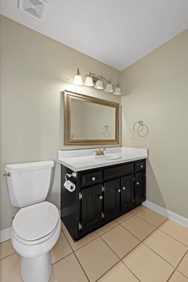 6401 Beacon Pointe Cir, Hixson, TN 37343 - bathroom with vanity and tile patterned floors