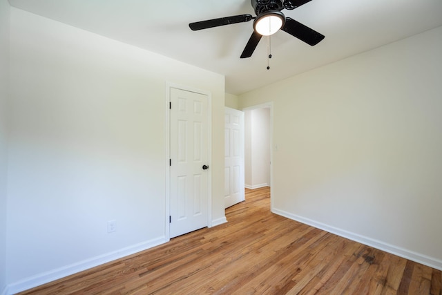137 N Hidden Valley Rd, Rossville, GA 30741 - unfurnished room featuring light wood-style floors and ceiling fan