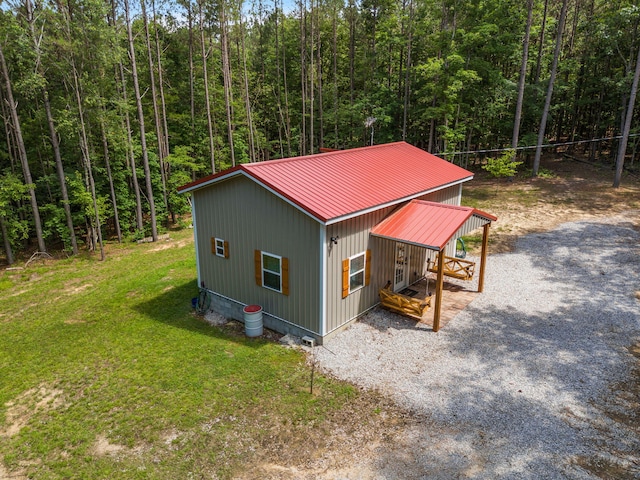 1780 Wolf Haven Rd, Spencer, TN 38585 - view of outdoor structure featuring a wooded view