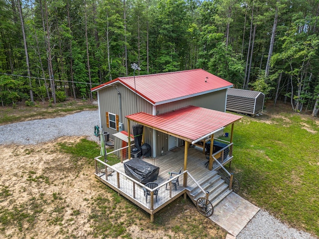 1780 Wolf Haven Rd, Spencer, TN 38585 - exterior space with a view of trees