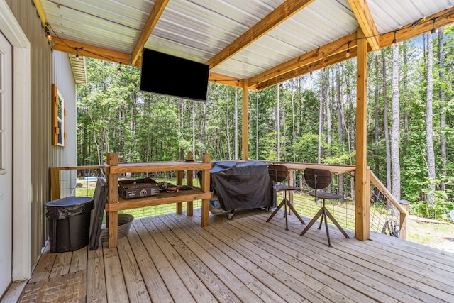 1780 Wolf Haven Rd, Spencer, TN 38585 - deck featuring a grill