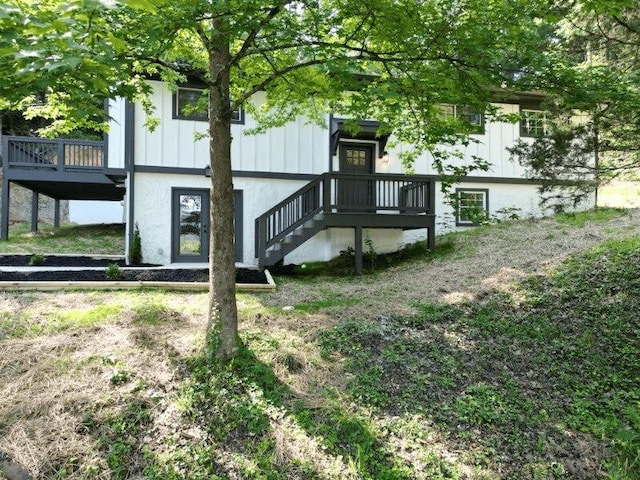 4802 Alpine Dr, Chattanooga, TN 37415 - rear view of house featuring a deck