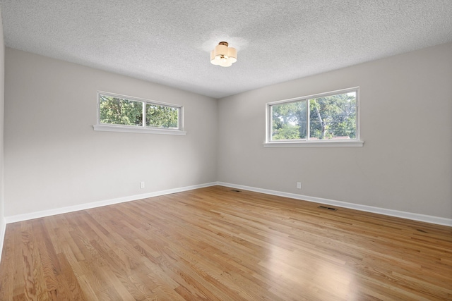 3712 Norma Dr, Chattanooga, TN 37412 - unfurnished room with light wood-style floors and a textured ceiling