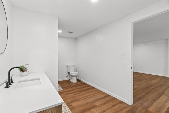1320 Coker Dr, Dalton, GA 30721 - bathroom with wood finished floors and vanity