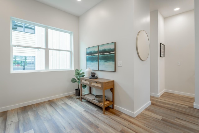 1857 Zeta Way, Chattanooga, TN 37404 - hall with light wood-type flooring and recessed lighting