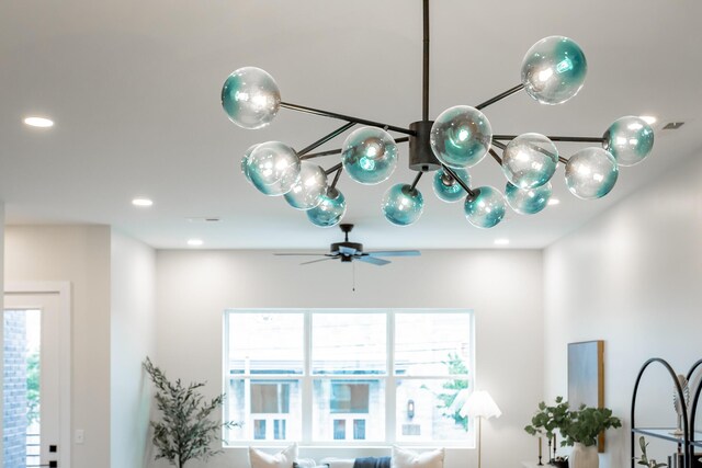1857 Zeta Way, Chattanooga, TN 37404 - detailed view of recessed lighting and a ceiling fan