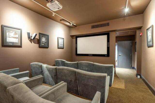1131 Stringers Ridge Rd Unit 4C, Chattanooga, TN 37405 - carpeted cinema featuring rail lighting