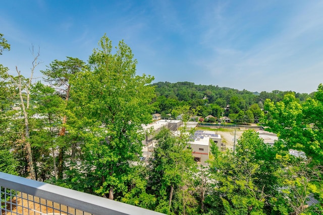 411 Fairpoint St Unit 308, Chattanooga, TN 37405 - balcony featuring a wooded view