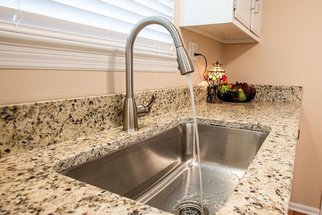 505 Heidi Cir, Chattanooga, TN 37415 - kitchen view of white cabinetry and light stone counters