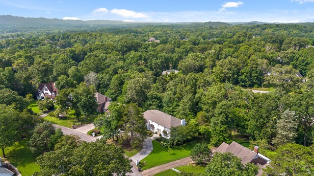 9420 Mountain Shadows Dr, Chattanooga, TN 37421 - aerial overview of property's location with a forest
