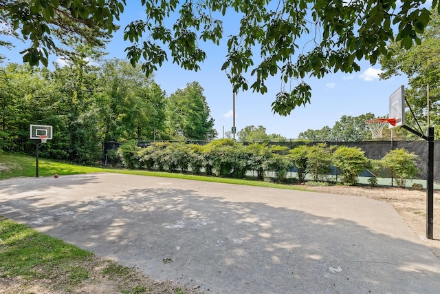 9420 Mountain Shadows Dr, Chattanooga, TN 37421 - view of basketball court with basketball hoop