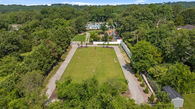9420 Mountain Shadows Dr, Chattanooga, TN 37421 - bird's eye view of a heavily wooded area